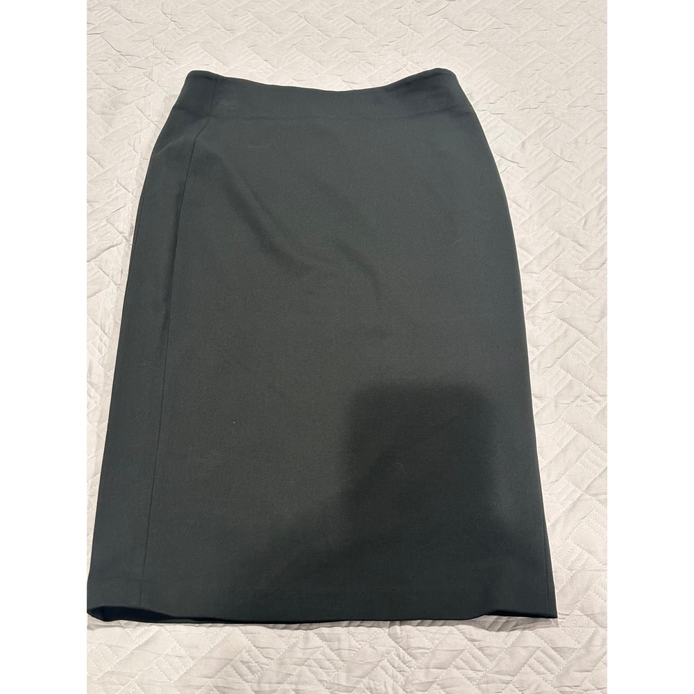 Vince Camuto Womens Green Ponte Knit Pencil Skirt Size Small Stretch Pull On